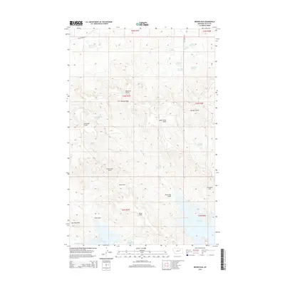 2014 Map of Brown Pass, 2014 Print