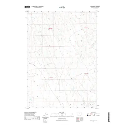 2017 Map of Brown Ranch, 2017 Print