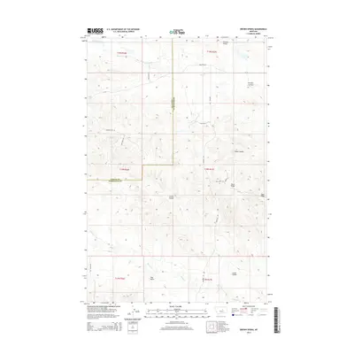 2014 Map of Brown Spring, 2014 Print