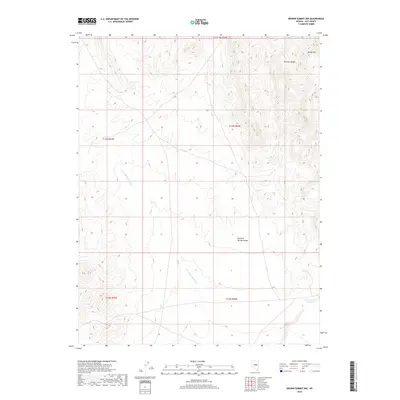 2018 Map of Brown Summit NW, 2018 Print
