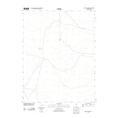 2012 Map of Brown Summit, 2012 Print