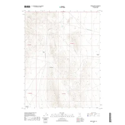 2018 Map of Brown Summit, 2018 Print