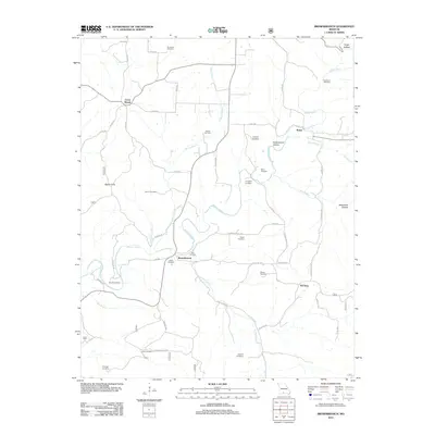 2012 Map of Brownbranch, 2012 Print