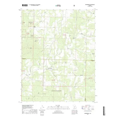 2017 Map of Brownbranch, 2017 Print