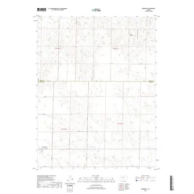 2018 Map of Brownell, 2018 Print