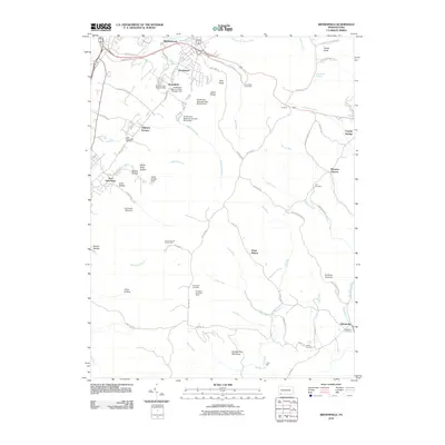 2010 Map of Brownfield, 2010 Print