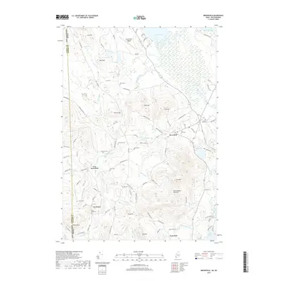 2018 Map of Brownfield, 2018 Print