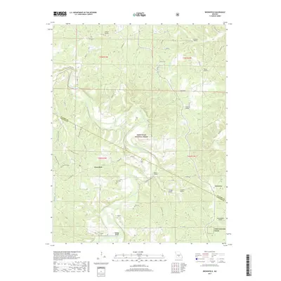 2017 Map of Brownfield, 2017 Print