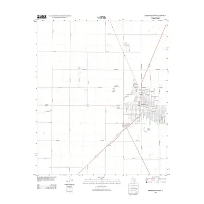 2012 Map of Brownfield West, 2012 Print