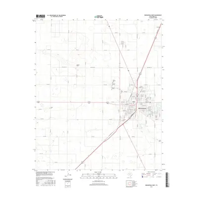2016 Map of Brownfield West, 2016 Print
