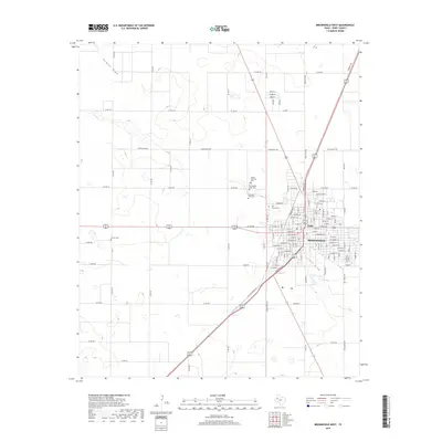 2019 Map of Brownfield West, 2019 Print