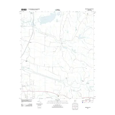 2012 Map of Browning, 2012 Print