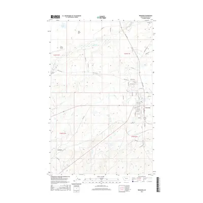 2017 Map of Browning, 2017 Print