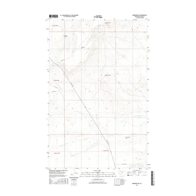 2017 Map of Browning NE, 2017 Print