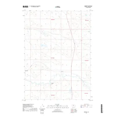 2017 Map of Brownlee, 2017 Print