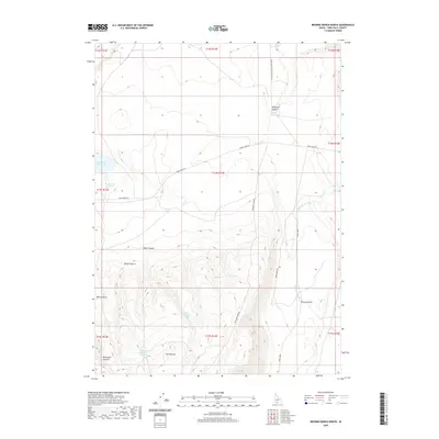 2020 Map of Browns Bench North, 2020 Print