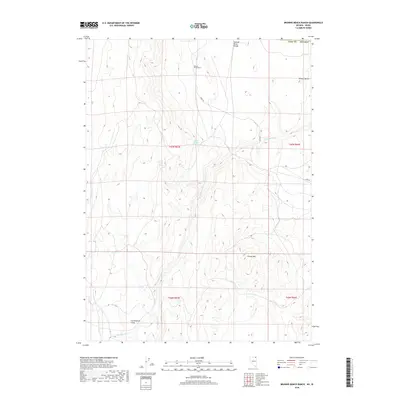 2018 Map of Browns Bench Ranch, 2018 Print