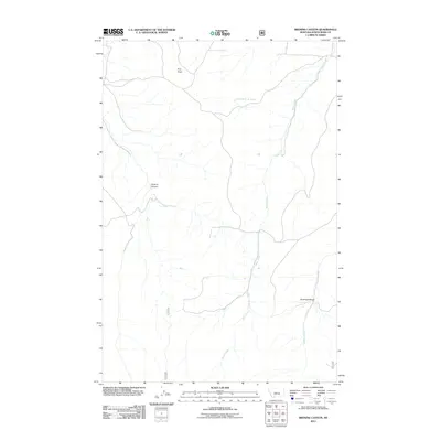2011 Map of Browns Canyon, 2011 Print
