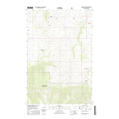 2017 Map of Browns Canyon, 2017 Print