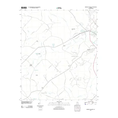 2011 Map of Browns Crossing, 2011 Print