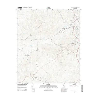 2014 Map of Browns Crossing, 2014 Print