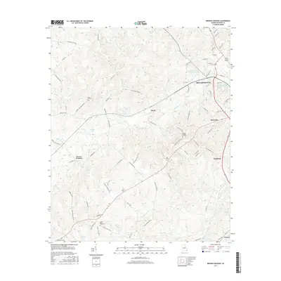 2017 Map of Browns Crossing, 2017 Print