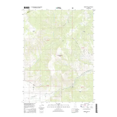 2017 Map of Browns Hole, 2017 Print