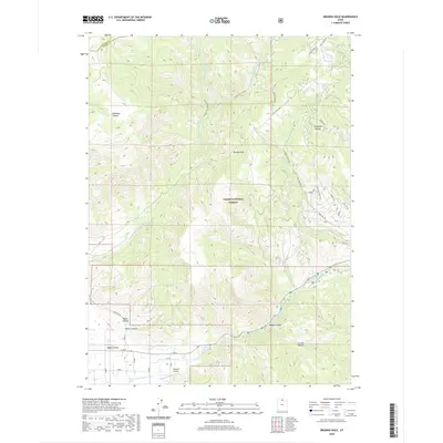 2020 Map of Browns Hole, 2020 Print