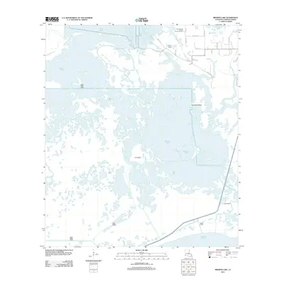 2012 Map of Browns Lake, 2012 Print