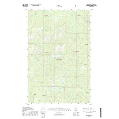 2020 Map of Browns Lake, 2020 Print
