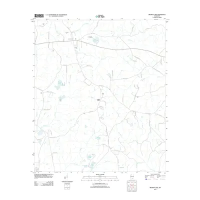 2012 Map of Browns Lake, 2012 Print