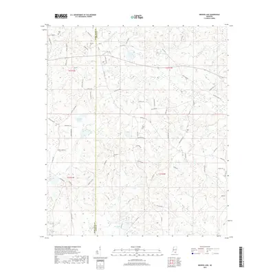 2018 Map of Browns Lake, 2018 Print