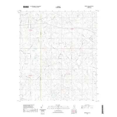 2020 Map of Browns Lake, 2020 Print