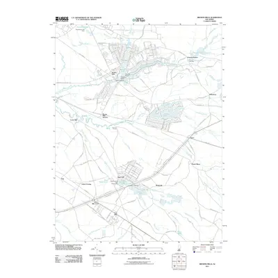 2011 Map of Browns Mills, 2011 Print