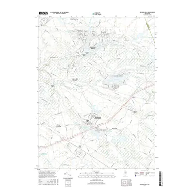 2016 Map of Browns Mills, 2016 Print