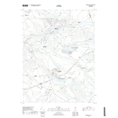 2019 Map of Browns Mills, 2019 Print