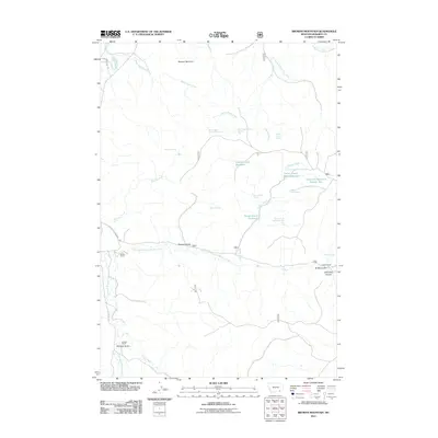 2011 Map of Browns Mountain, 2011 Print