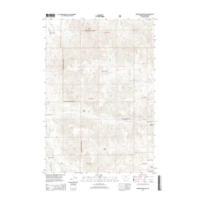 2014 Map of Browns Mountain, 2014 Print