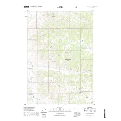 2020 Map of Browns Mountain, 2020 Print