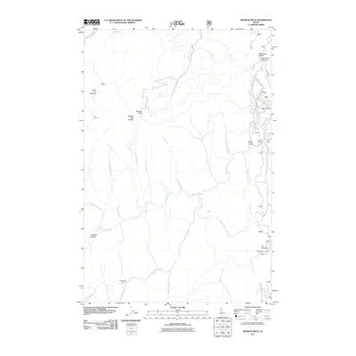 2011 Map of Browns Rock, 2011 Print
