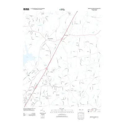 2013 Map of Browns Summit, 2013 Print