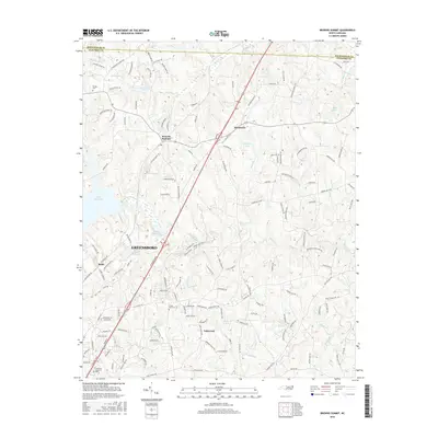 2016 Map of Browns Summit, 2016 Print