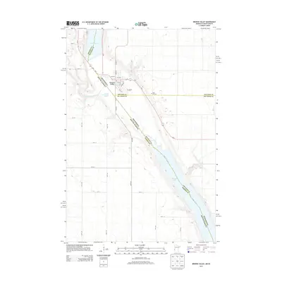 2013 Map of Browns Valley, 2013 Print