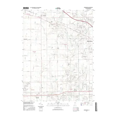 2016 Map of Brownsburg, 2016 Print