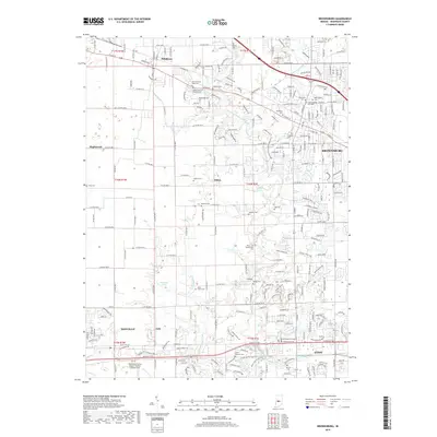 2019 Map of Brownsburg, 2019 Print