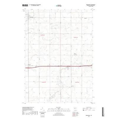 2019 Map of Brownsdale, 2019 Print