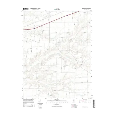 2015 Map of Brownstown, 2015 Print