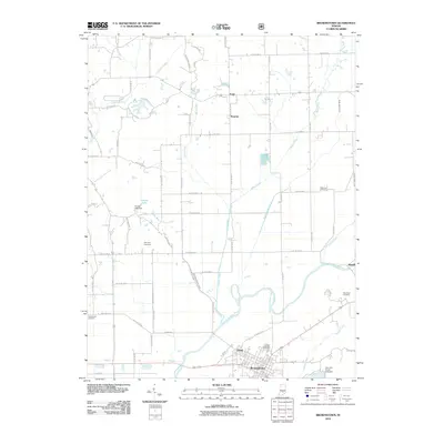 2010 Map of Brownstown, 2010 Print