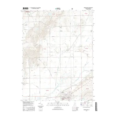 2016 Map of Brownstown, 2016 Print