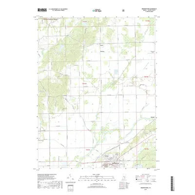 2019 Map of Brownstown, 2019 Print